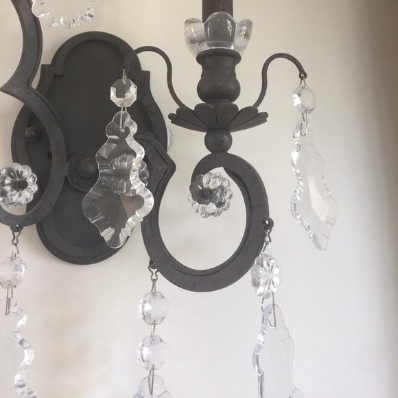 SCHONBEK 2-Light Versailles Wall Sconces Pair - Picture 3 of 9